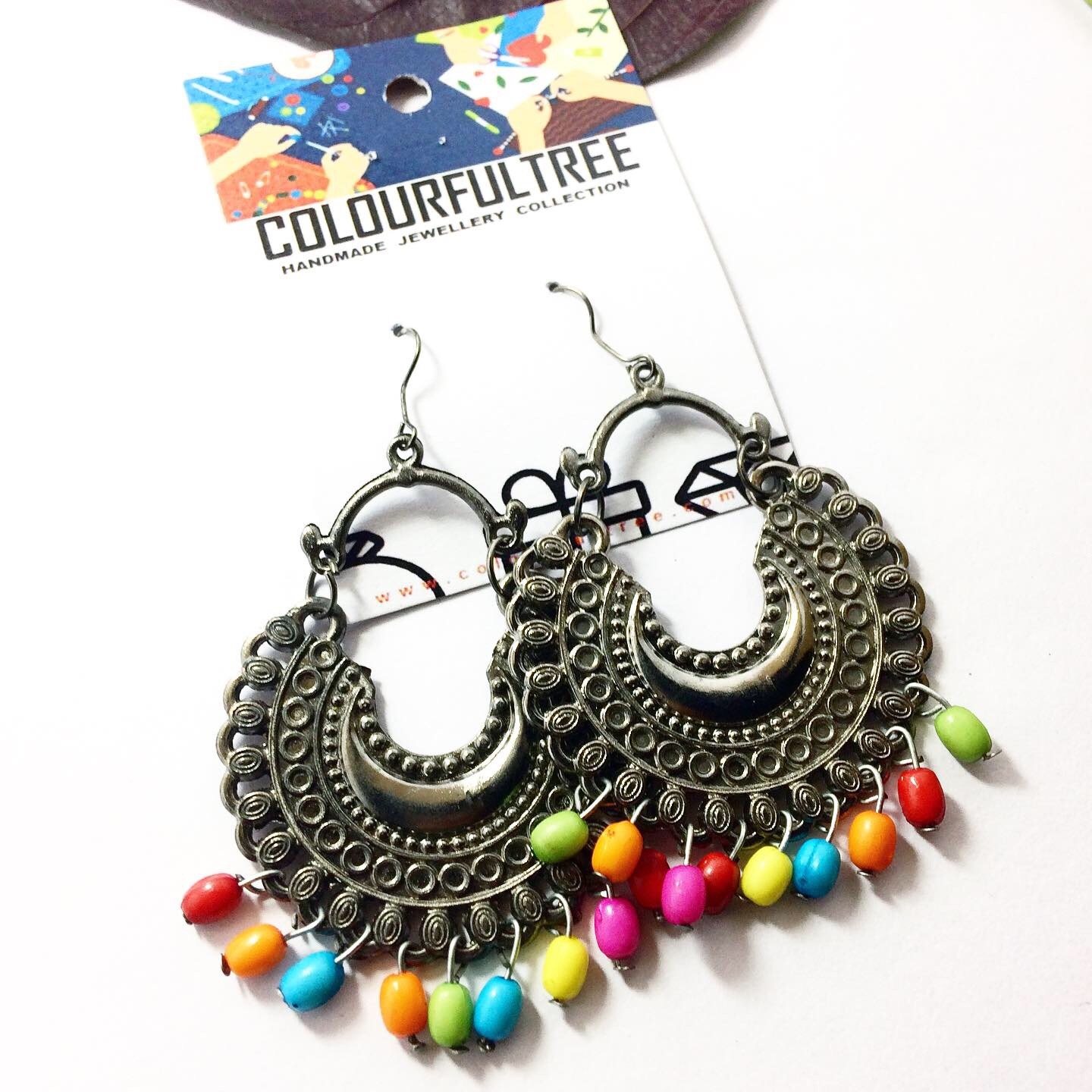 Handmade Beaded Earrings 95232