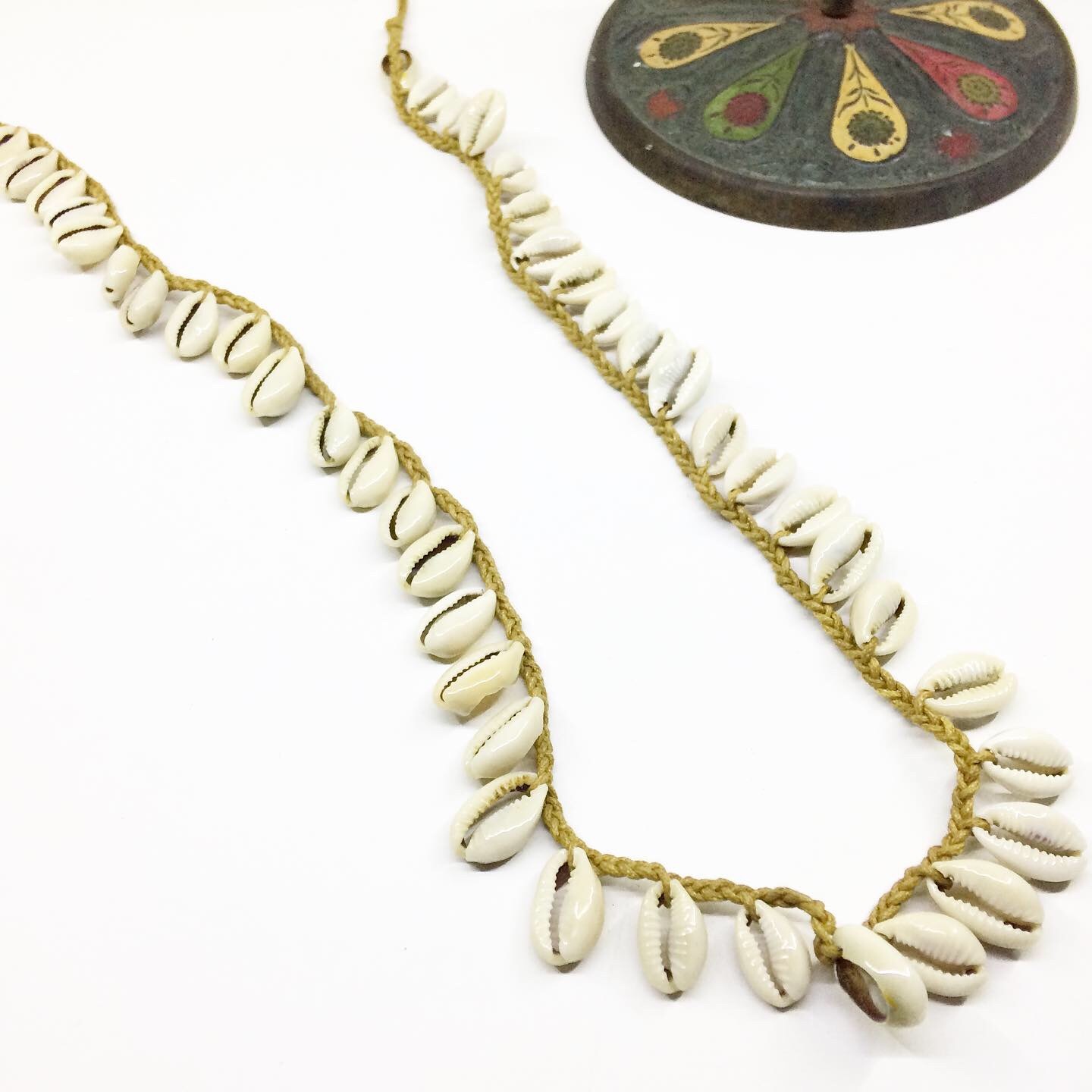 Handmade Beaded Sea Shell Long Necklace 14113