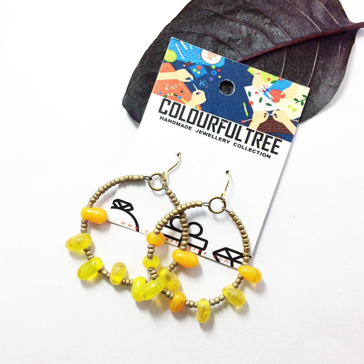 Handmade Beaded Earrings 95260
