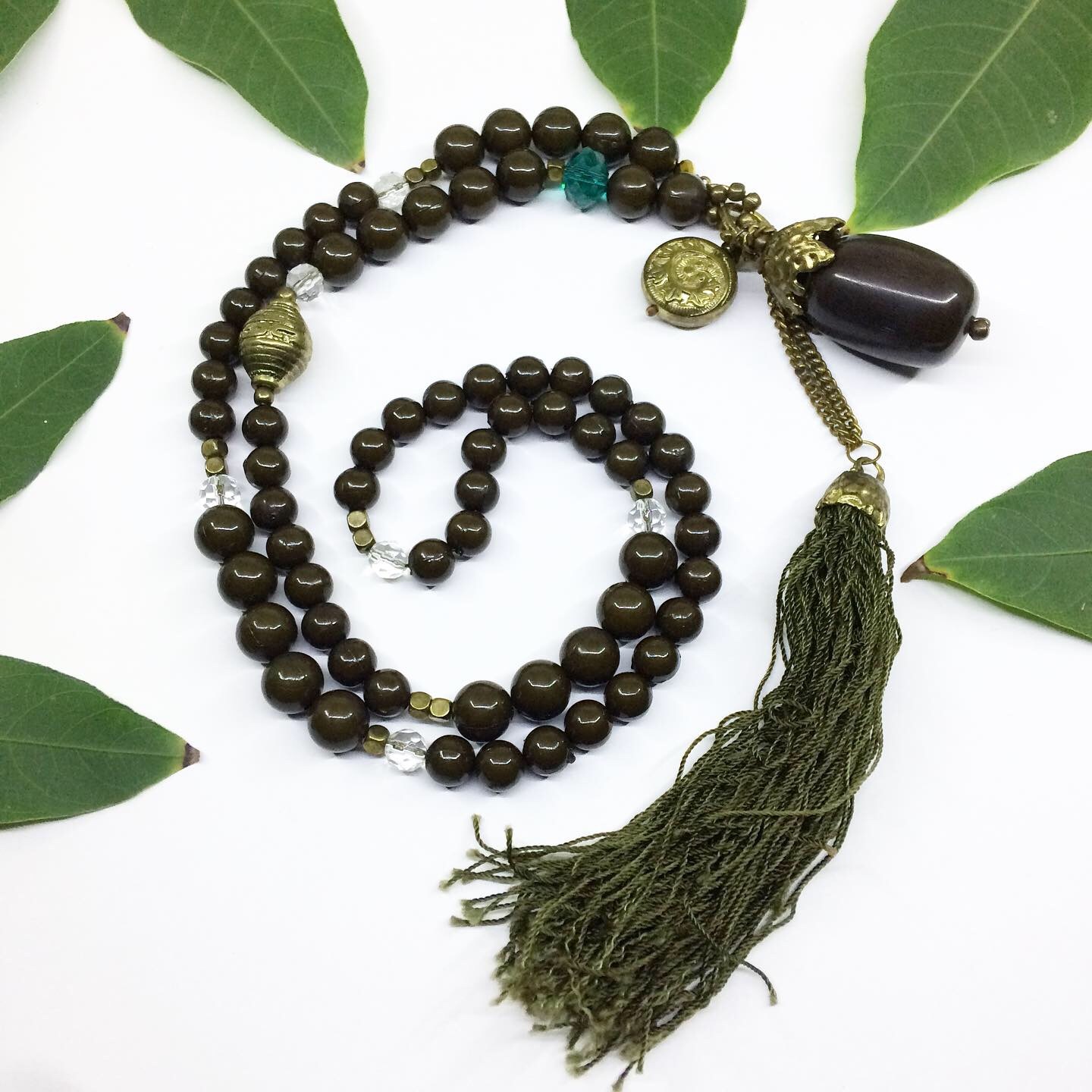 Handmade Beaded Long Necklace 14125