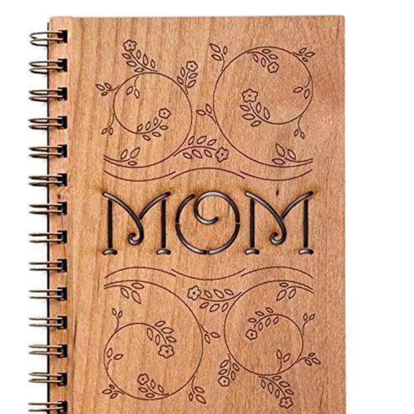 Antique Wooden Diary Collection Engraved Notebook (A5 Size Multicolor)