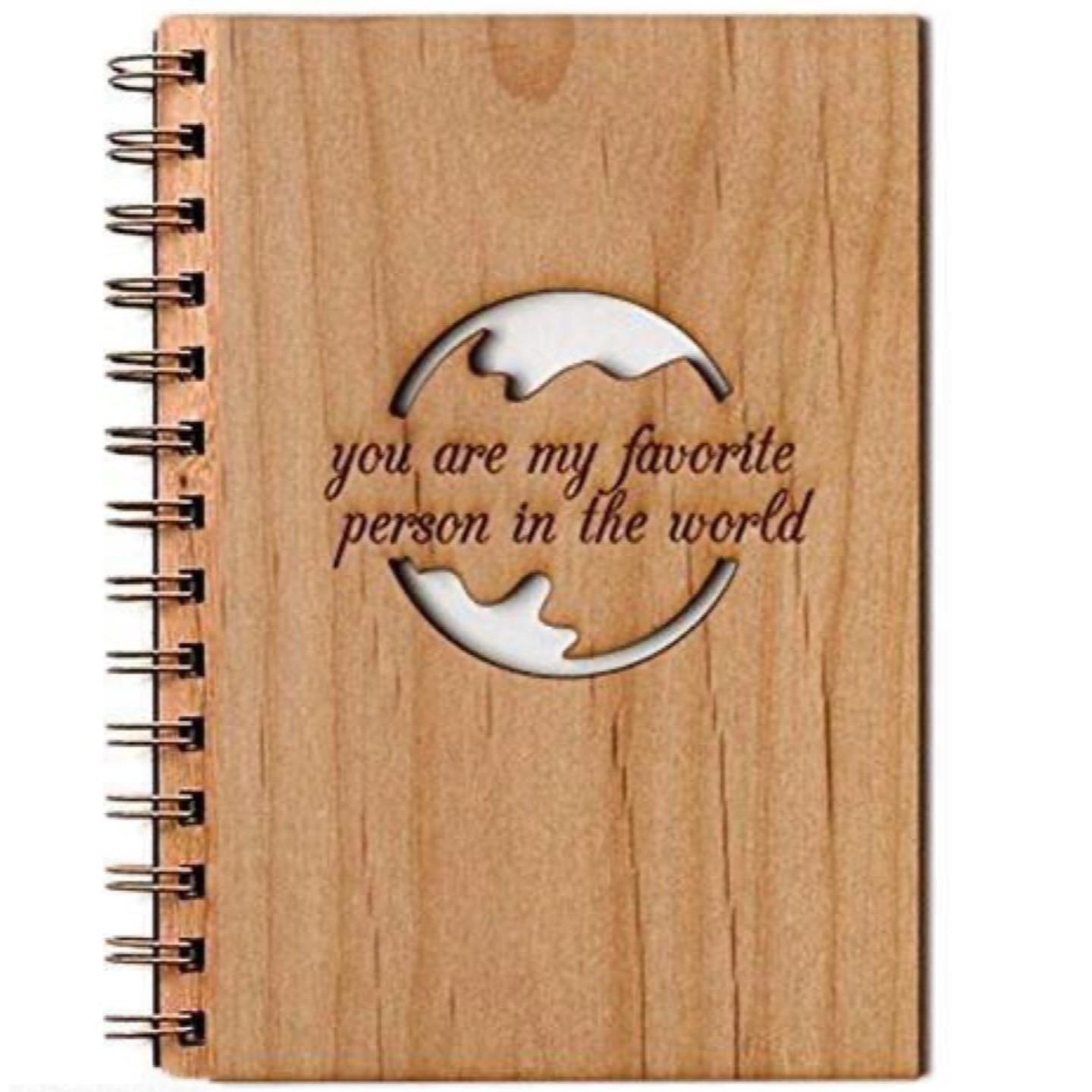 Antique Wooden Diary Collection Engraved Notebook (A5 Size Multicolor)