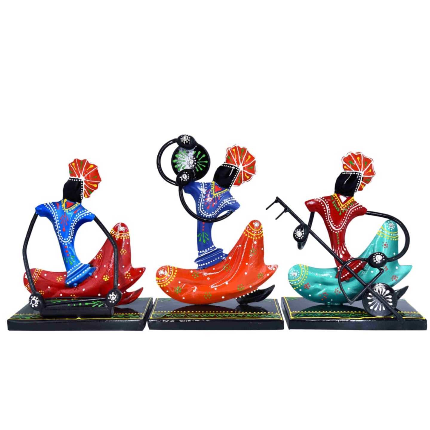 Nagpuri Musician Black Set of 3