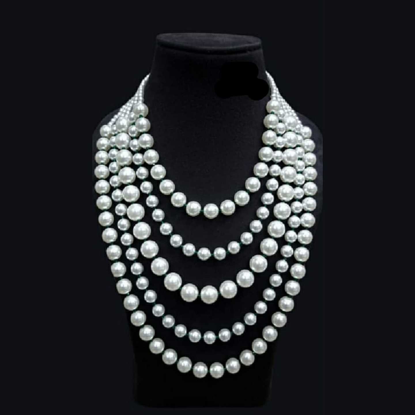 Pearl necklace by myshka Fashions