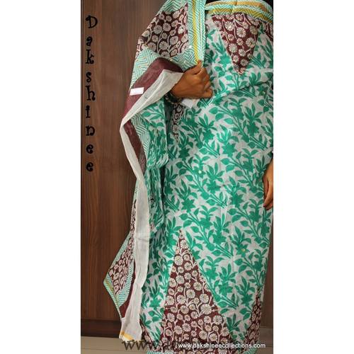 DKC1COA5-DKG003-P - Dhaka cotton saree