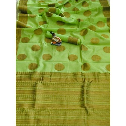 DSLC05 - Soft Linen Cotton weave Saree