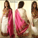 Designer Hand embroidered Kutch work Anarkali top
