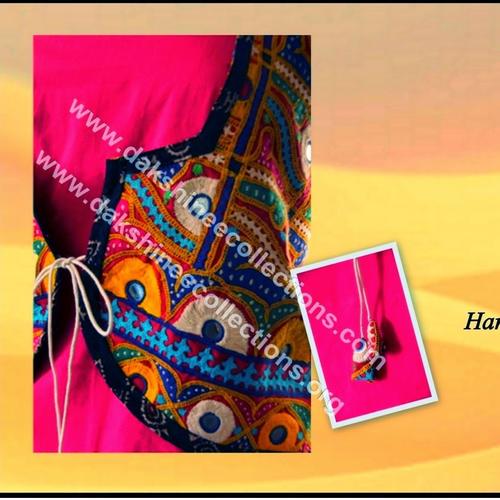 Designer hand embroidered kutchwork jacket kurti