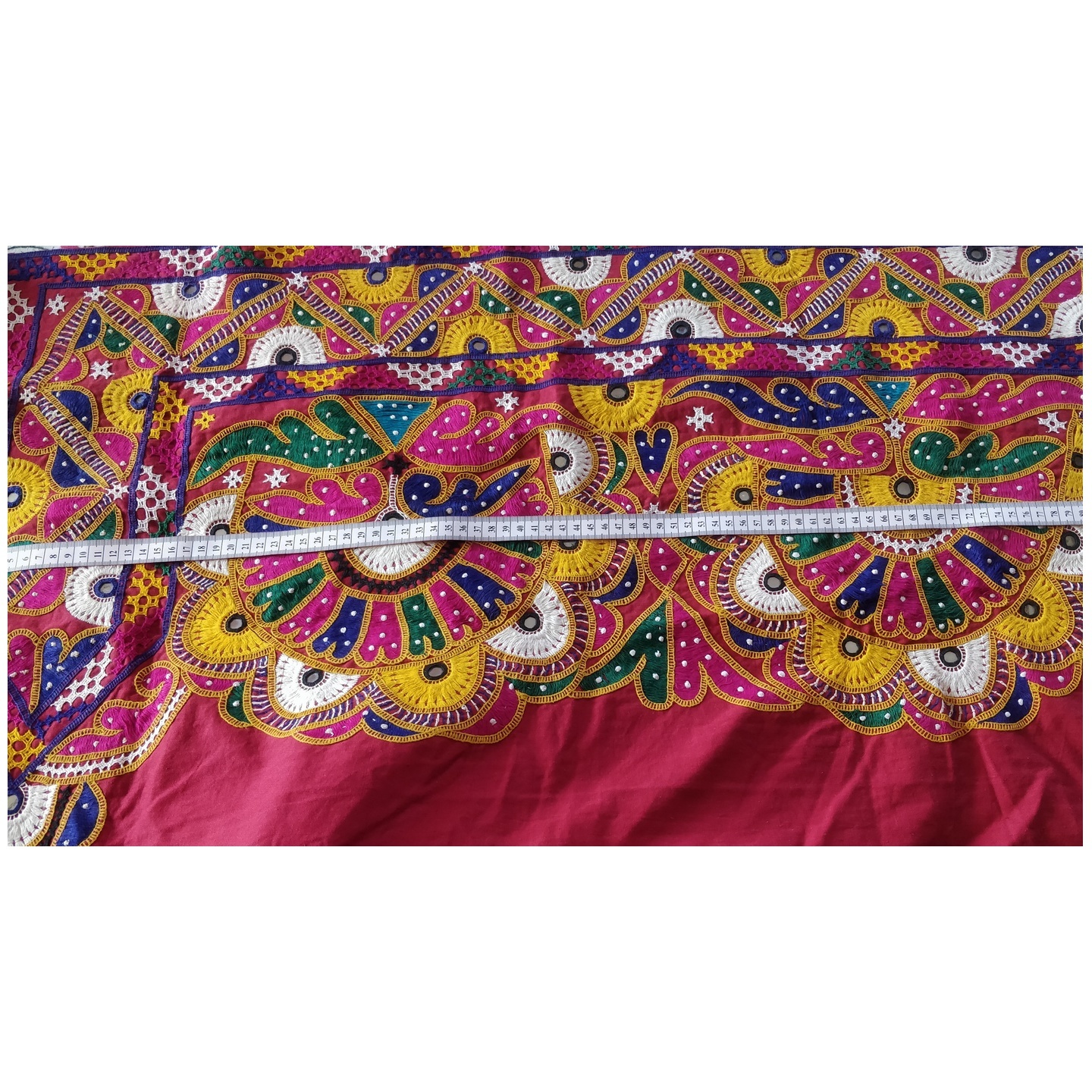 DKW03 - Kutch work hand embroidered Fabric