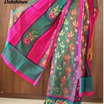 DKC2SCA10-SCV002-P - Benarasi brocaded Silk cotton Salwar suit