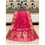 DPS05-  Silk cotton woven Paithani Saree
