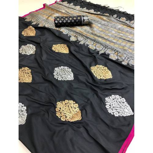 DLS15- Lichi Silk with jacqard weave pallu