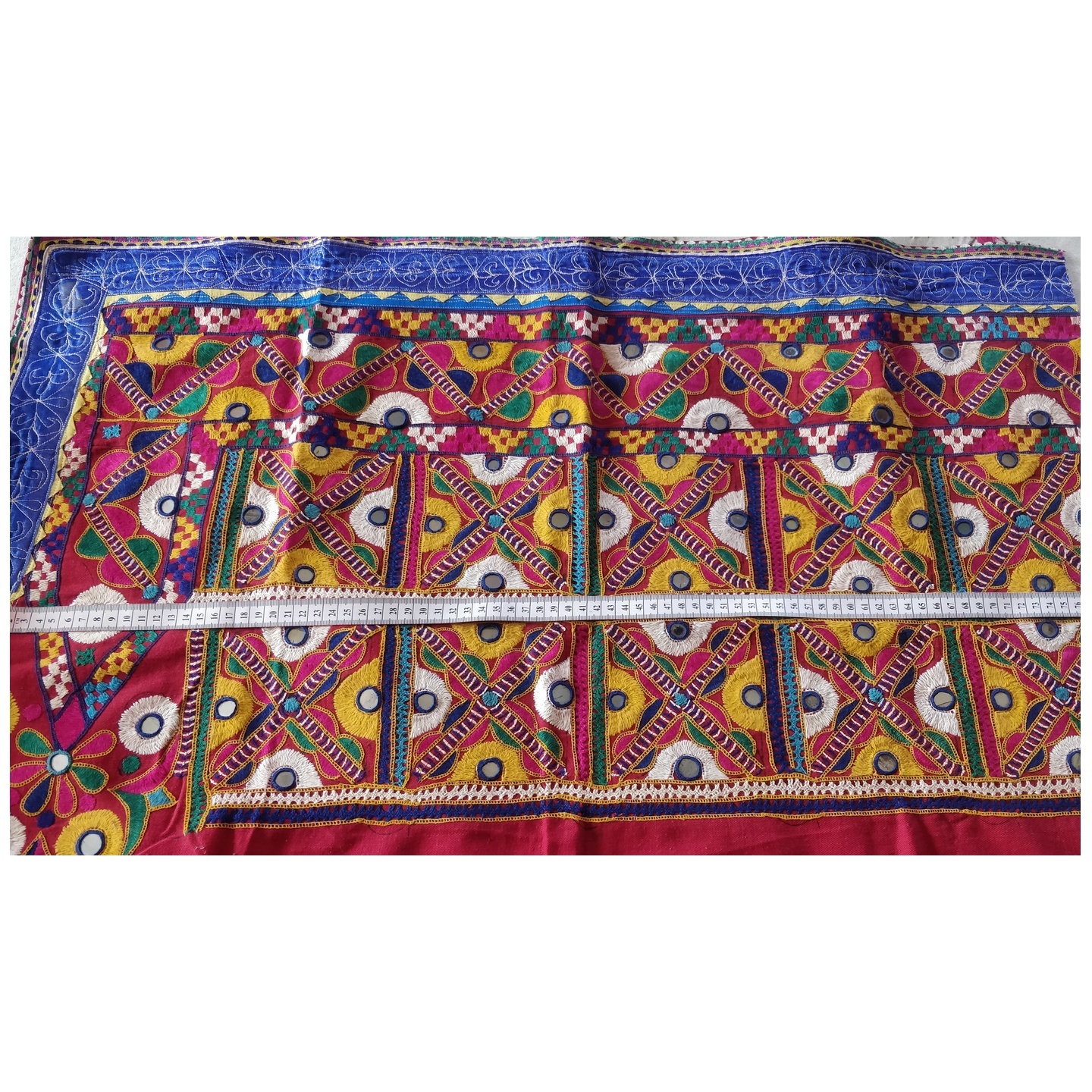 DKW05 - Kutch work hand embroidered Fabric