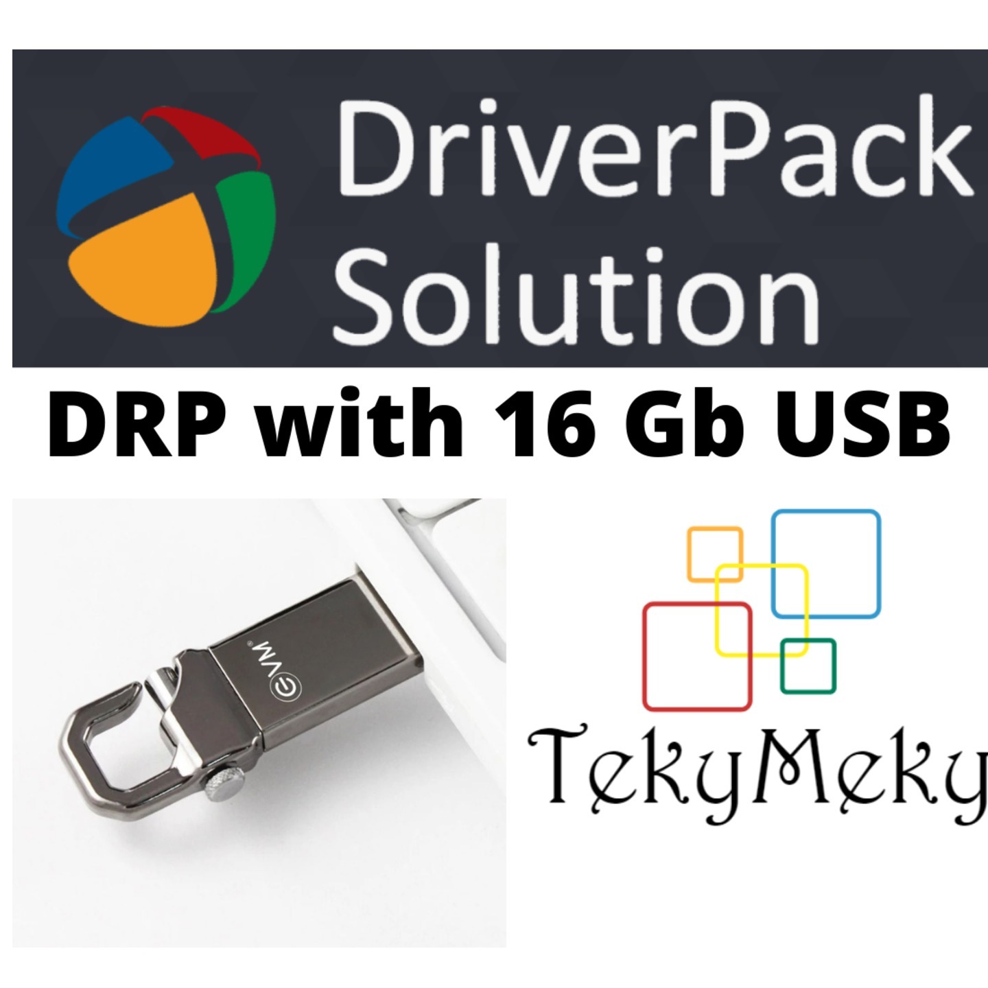 TekyMeky Driver Pack Solution Sep 2021 Offline full Version with 16 GB USB Pendrive