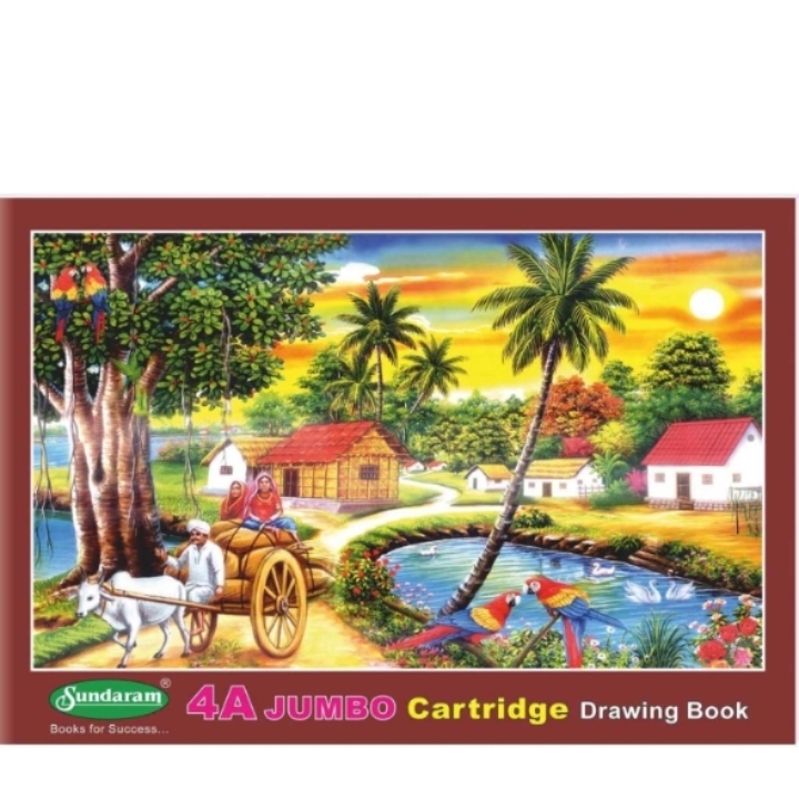 Sundaram 4A Jumbo Cartridge Drawing Book
