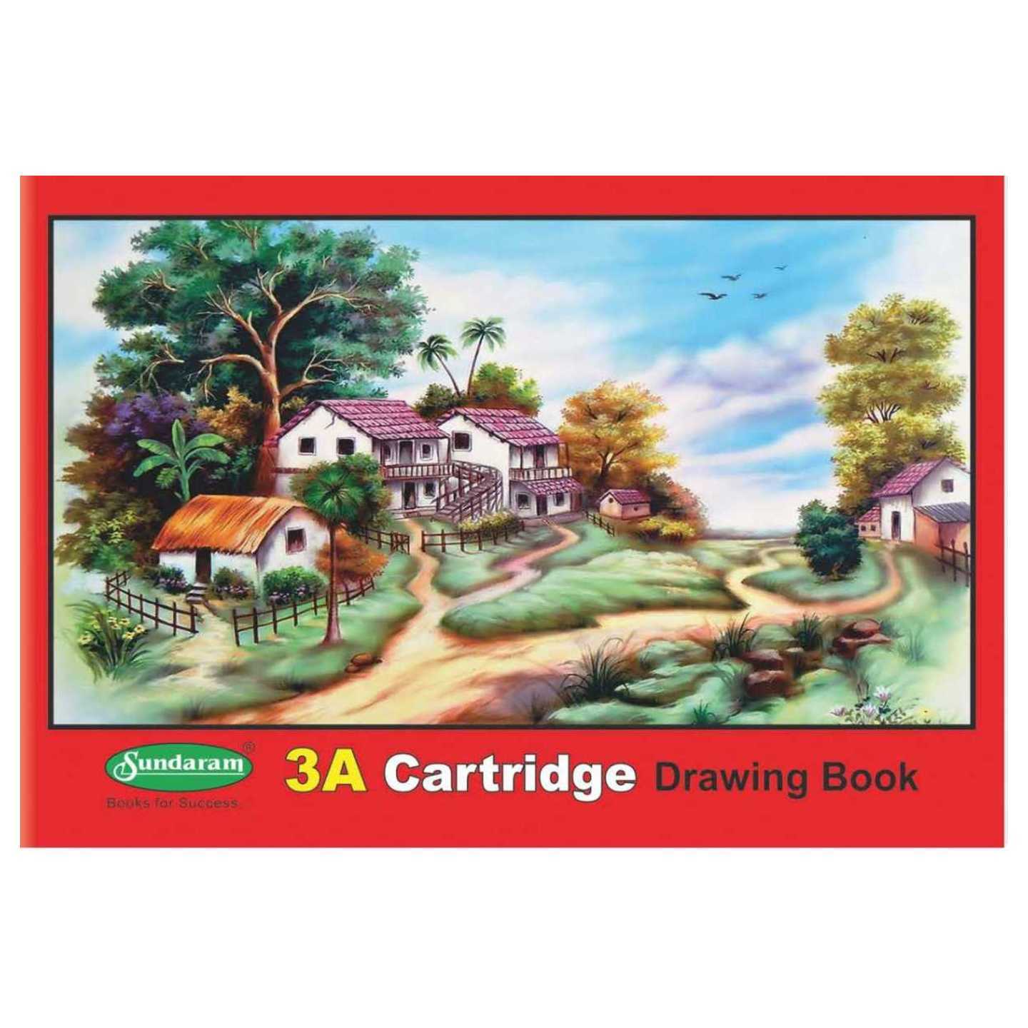 SUNDARAM - D-3 3A Cartridge Drawing Book Pack of 6