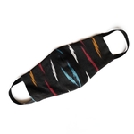 Pack of 4 Black Handloom Ikat Mask