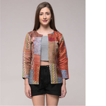 Vintage Silk Kantha Jacket