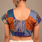 Vintage Silk kantha saree blouse