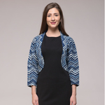 Chevron Printed Shrug