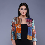 Vintage Silk Kantha Jacket