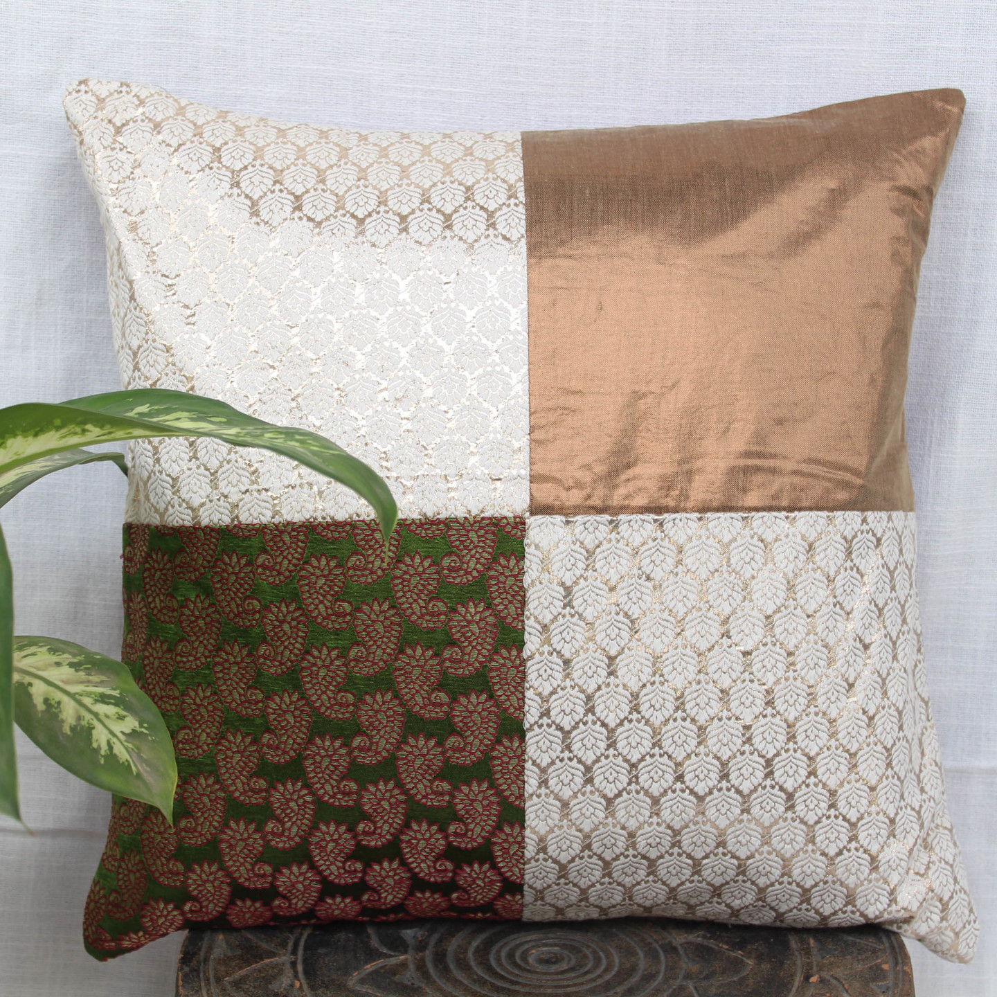 Brocade Cushion Cover 16x16