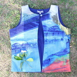 Printed Silk Waistcoat
