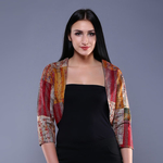 Vintage Silk Kantha Shrug