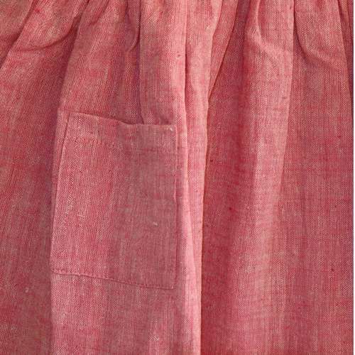 Pink Handloom Kala Cotton Girls Dress