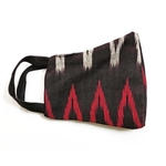 Pack of 4 Reusable Black Ikat Handloom Mask