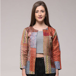 Vintage Silk Kantha Jacket