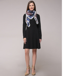 Clamp Dyed Cotton Scarf