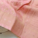 Pink Benarsi Brocade Dupatta/Odhini