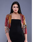 Vintage Silk Kantha Shrug