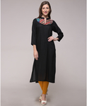 Vintage Silk Kantha Patched Tunic