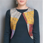 Vintage Silk Kantha Butterfly Jacket