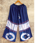 Indigo Tie Dye Embellished Palazzo