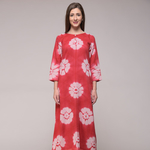 Red Floral Maxi