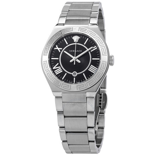 VERSACE Landmark Quartz Black Dial Ladies Watch VEAX00218