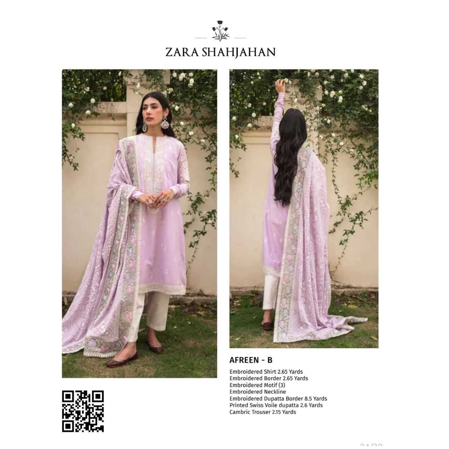 Zarashahjahan Eid Luxury Lawn Unstitched