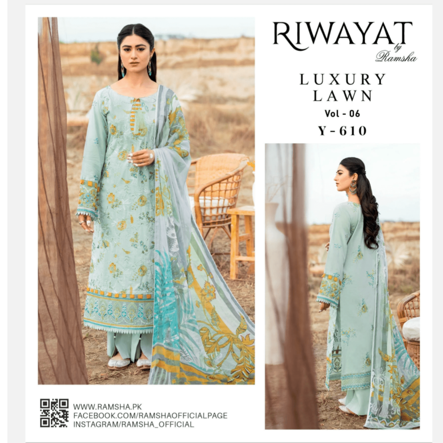 Riwayat luxury Lawn Vol 06 23