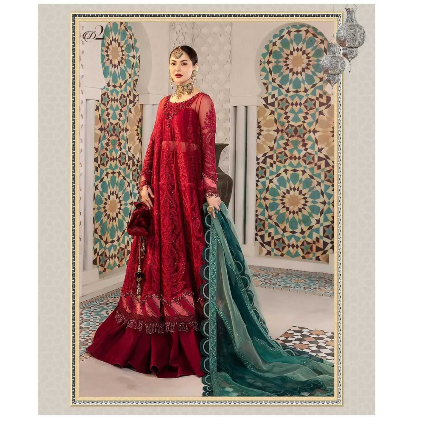 Maria.B. Unstitched Chiffons Eid Collection'22
