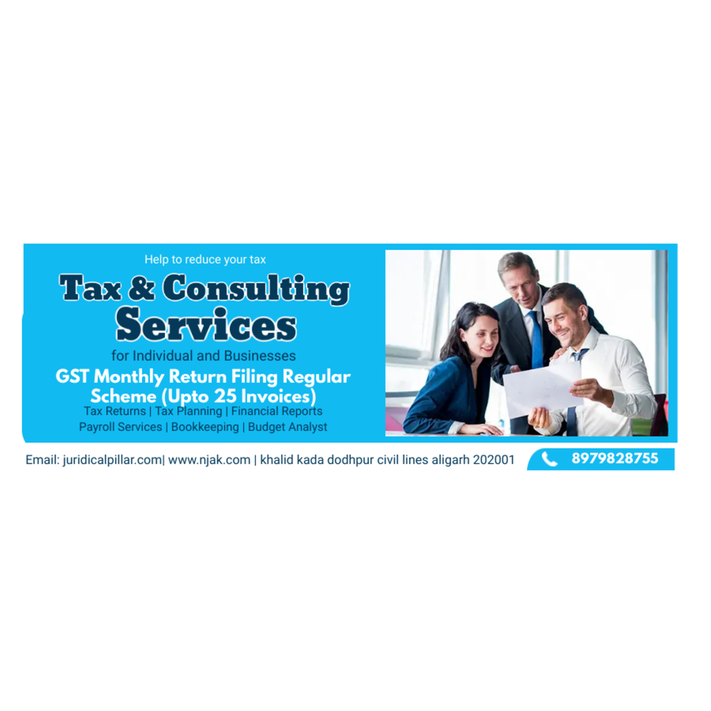 GST Monthly Return Filing Regular Scheme Upto 25 Invoices