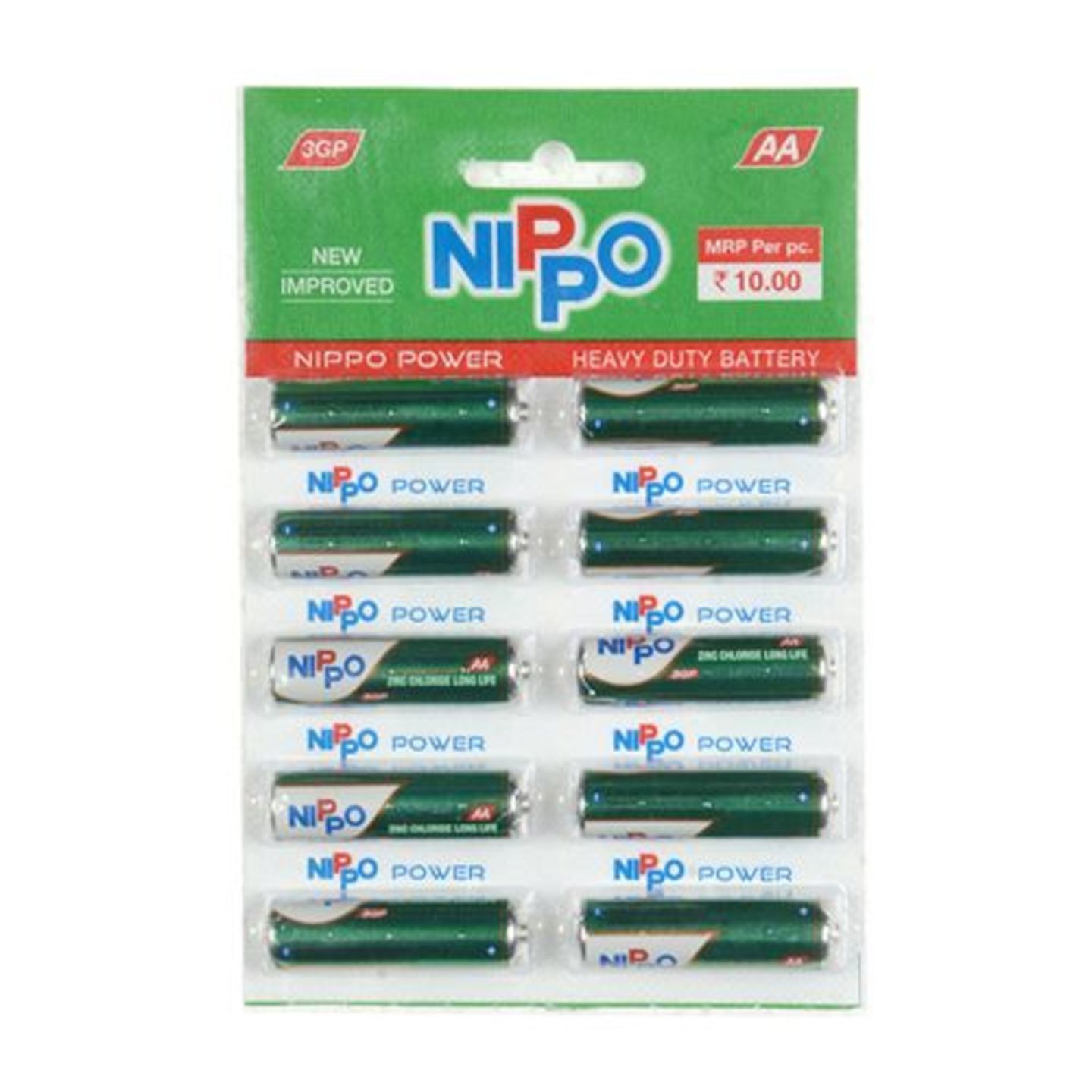 Nippo Battery - AA, 3GP Power, 10 pcs