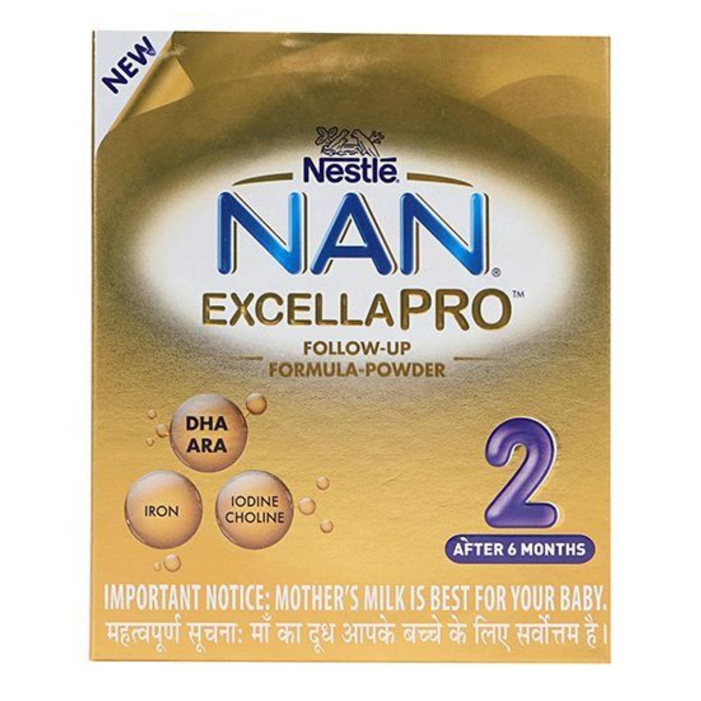 Nestle Nan Excella PRO 2 Infant Follow Up Formula - 400 gm Tin