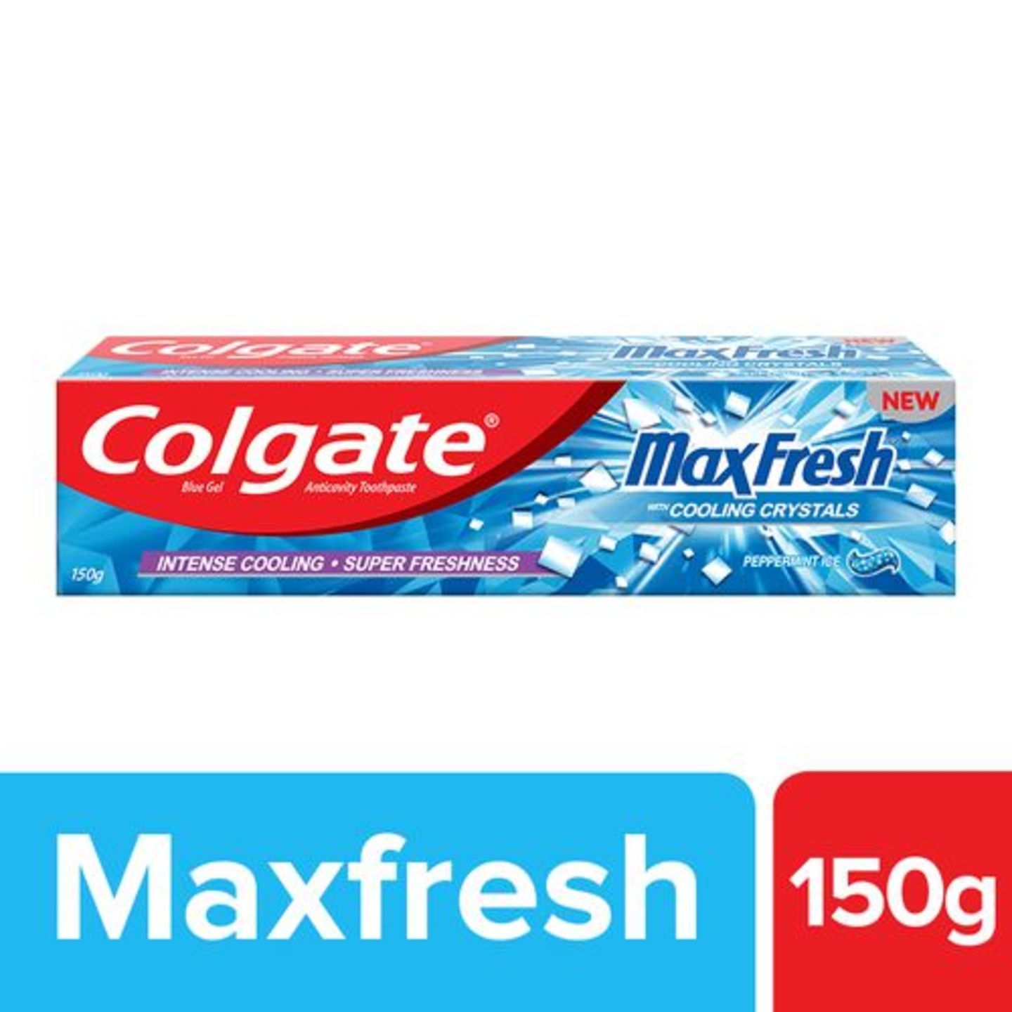 Colgate MaxFresh Toothpaste - Anti-Cavity, Peppermint Ice, 150 g