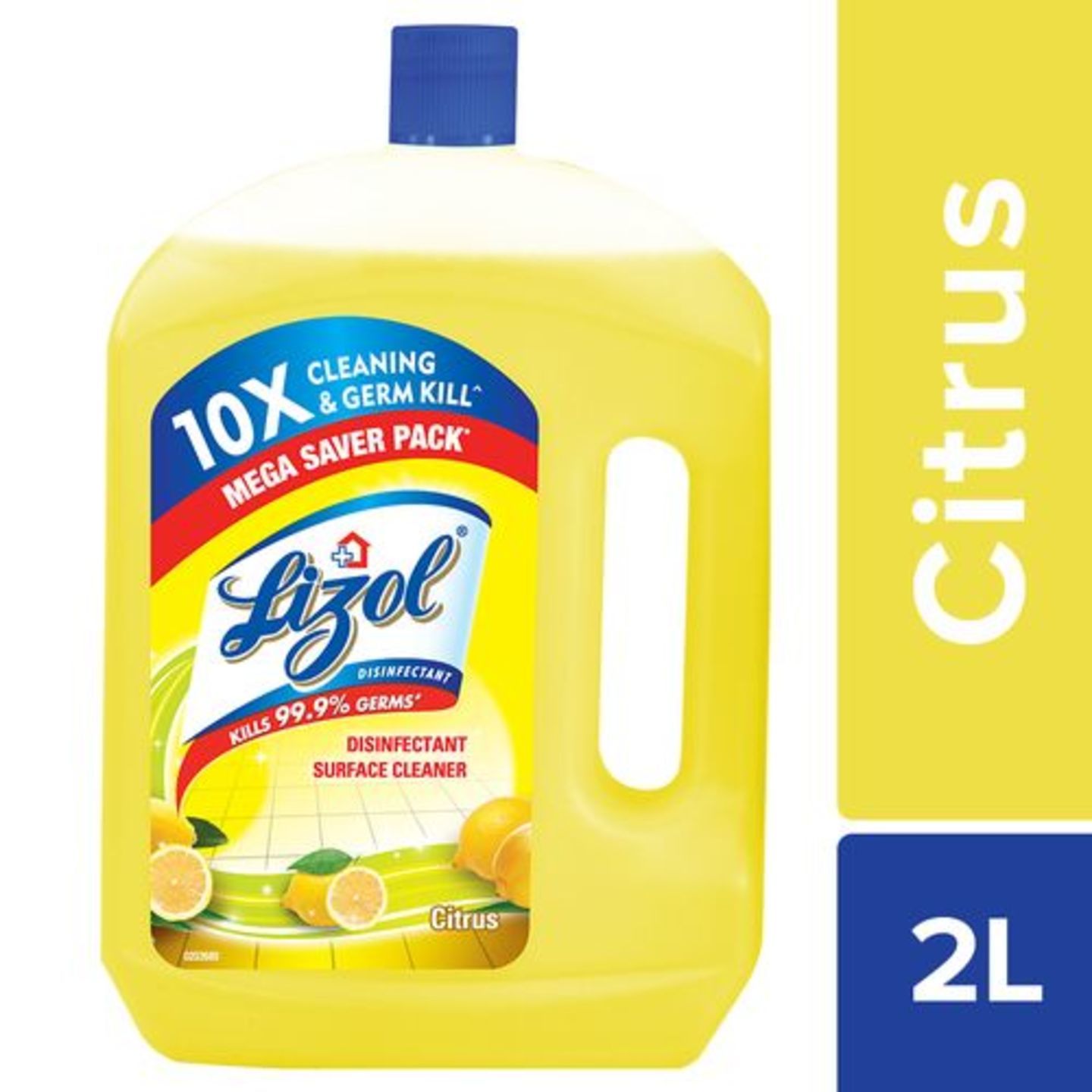 NJAK Combo Harpic Power Plus Toilet Cleaner-Original 1 L + Lizol Surface Cleaner-Citrus 2 L, Combo 2 Items