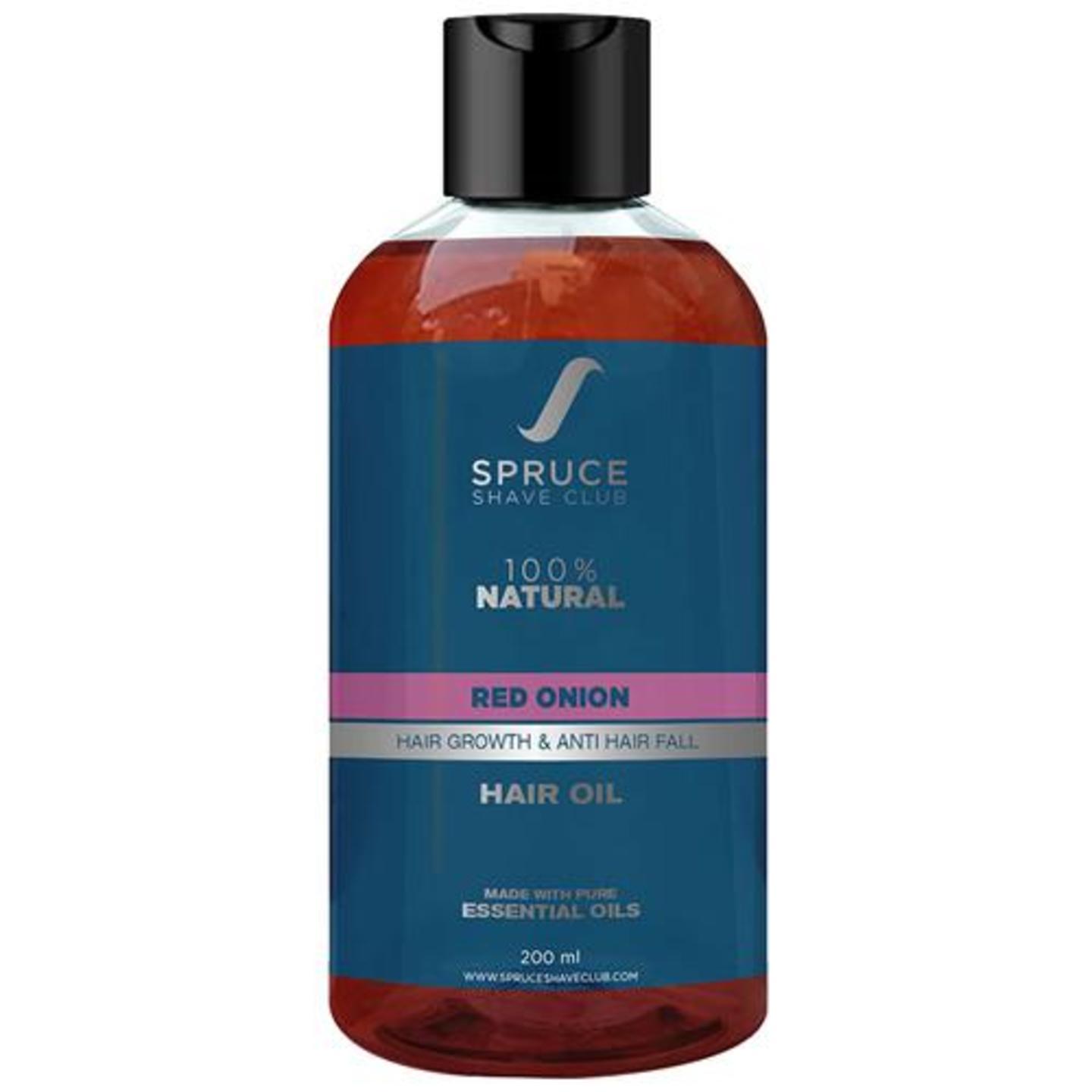 Spruce Shave Club Onion Hair Oil For Hair Growth & Hair Fall Control - 100% Natural, 200 g