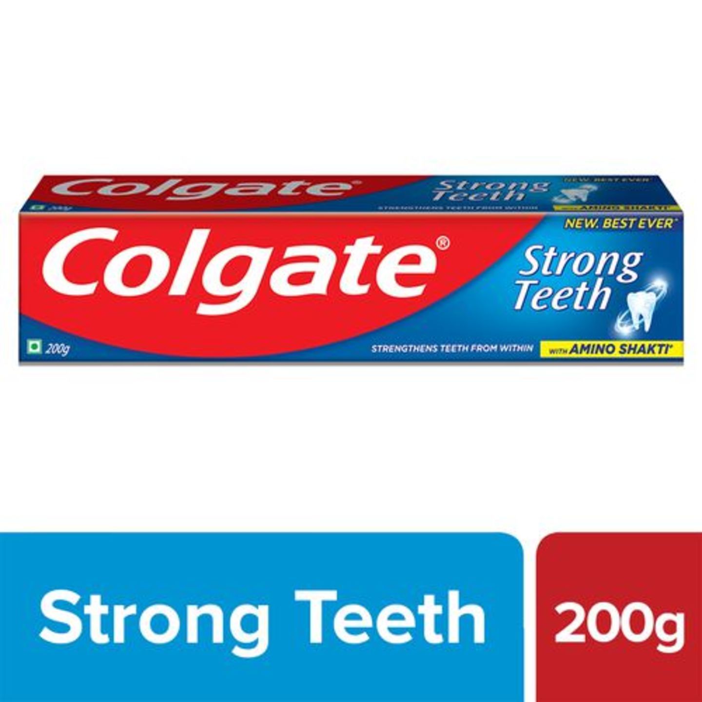 Colgate Strong Teeth Anticavity Toothpaste With Amino Shakti, 200 g
