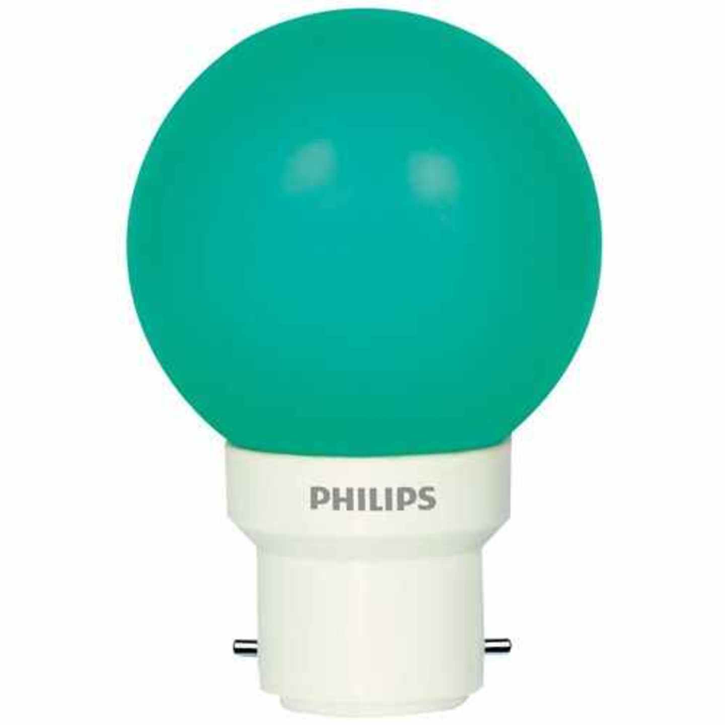 Philips LED Bulb - 0.5 Watt, Green, Deco Mini Base B22, 1 pc